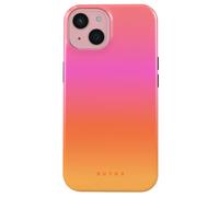 Coque MagSafe pour iPhone 15 Élégante Motif Sunset Club Multicolore