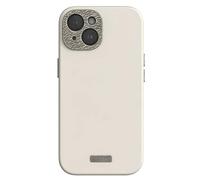 Moshi Coque MagSafe pour iPhone 15 Plus – Cuir Napa ultra renforcée Blanc