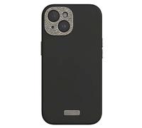 Coque MagSafe pour iPhone 15 Plus en Cuir Napa Ultra Renforcé Moshi Noir