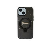 Coque MagSafe pour iPhone 15 Plus Paillette Bords Surélevés Noir
