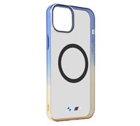 Coque MagSafe pour iPhone 15 Plus Silicone gel Design Dégradé Bleu