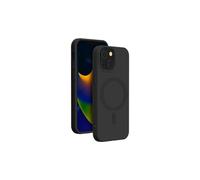 - Coque de protection pour téléphone portable - compatibilité avec MagSafe - silicone - noir - pour Apple iPhone 15 Plus