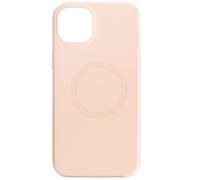 Coque Magsafe pour iPhone 15 plus Silicone Soft-touch Mag Cover Rose poudré