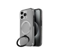 Coque MagSafe pour iPhone 15 Pro Antichoc avec Support Pliable Noir