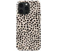 Burga Coque MagSafe pour iPhone 15 Pro Max élégante Motif Almond Latte Beige