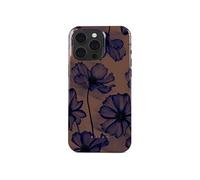 Burga Coque MagSafe pour iPhone 15 Pro Max Motif Velvet Night – Élégante – Violet foncé