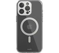 Coque MagSafe pour iPhone 15 Pro Max iGlaze avec Protection Caméra Antichoc Moshi Noir / Argent Noir / Argent