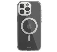 Moshi Coque MagSafe iGlaze pour iPhone 15 Pro Max Protection caméra Antichoc Noir/Argent