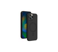 - Coque de protection pour téléphone portable - compatibilité avec MagSafe - silicone - noir - pour Apple iPhone 15 Pro