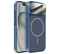 Avizar Coque pour iPhone 15 Rigide avec Verre Protection Caméra