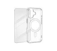 Coque MagSafe pour iPhone 16 Antichoc avec Verre Trempé 9H Transparent