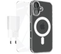 Coque Magsafe Pour Iphone 16 Avec Verre Trempé Écran Et Caméra 4smarts Blanc