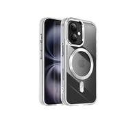 Avizar Coque pour iPhone 16 Dos Cristal Color Argent