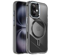 Coque MagSafe pour iPhone 16 Dos Cristal Color Noir