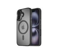 Coque MagSafe pour iPhone 16 Dos Mat Givré Contour Noir