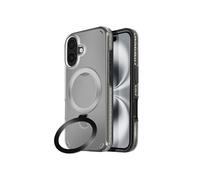 Avizar Coque pour iPhone 16 Plus Antichoc avec Support Pliable Noir