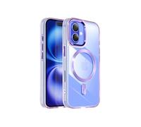 Avizar Coque pour iPhone 16 Plus Dos Cristal Color Violet