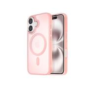 Coque MagSafe pour iPhone 16 Plus Dos Mat Givré Contour Rose
