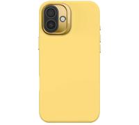 Coque MagSafe pour iPhone 16 Plus en Silicone Antimicrobienne Jaune