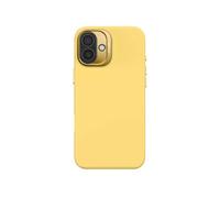 Coque MagSafe pour iPhone 16 Plus en Silicone Antimicrobienne Jaune