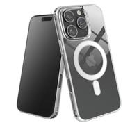 Coque MagSafe pour iPhone 16 Pro Antichoc Coins Renforcés Transparent