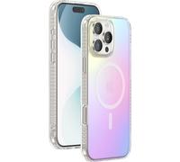 Bigben Connected – Coque MagSafe iPhone 16 Pro Semi-transparente Irisée