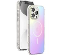 Coque MagSafe pour iPhone 16 Pro Max Hybride Transparente Irisée Bigben