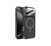 Coque MagSafe pour iPhone 16 Pro Max Rigide avec Verre Protection Caméra Noir