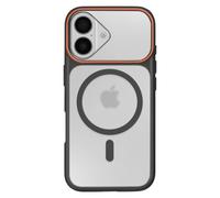 Coque MagSafe pour iPhone 16 Protection Bi-matière Dos Rigide Noir