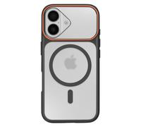 Coque MagSafe pour iPhone 16 Protection Bi-matière Dos Rigide Noir
