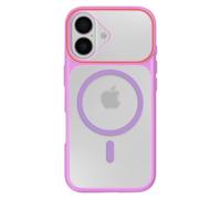 Coque MagSafe pour iPhone 16 Protection Bi-matière Dos Rigide Violet