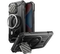 Coque MagSafe pour iPhone 16e Antichoc Cache Caméra Support Supcase Noir Noir G