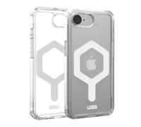 Urban Armor Gear Plyo MS Case Compatible avec Apple iPhone 16e Coque (Recharge sans Fil/magnétique Compatible, Air-Soft Coins résistants aux Chutes) Ice (Transparent) / Blanc