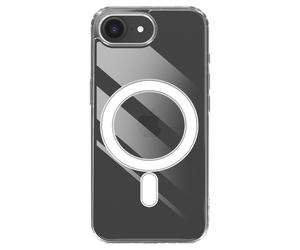 Coque Magsafe pour iPhone 16e Protection Rigide Antichoc et Transparente Transparent