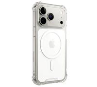 Coque MagSafe pour iPhone 17 Pro Antichoc Bumper à Coins Renforcés Transparent