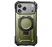 Coque MagSafe pour iPhone 17 Pro avec Béquille Antichoc 4.5m Bouton Photo Supcase Vert