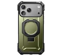 Coque pour iPhone 17 Pro avec Béquille Antichoc 4.5m Bouton Photo, Vert