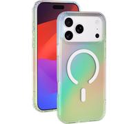 Coque MagSafe pour iPhone 17 Pro Hybride Transparente Irisée Bigben