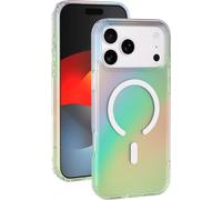 Coque MagSafe pour iPhone 17 Pro Max Hybride Transparente Irisée Bigben