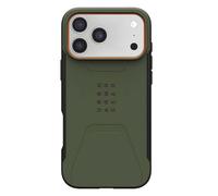 Coque MagSafe pour iPhone 17 Pro Max Modèle Civilian Antichoc Renforcé Vert olive