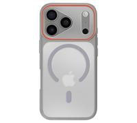 Coque MagSafe pour iPhone 17 Pro Max Protection Bi-matière Dos Rigide Gris