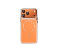 Coque MagSafe pour iPhone 17 Pro Max Protection Bi-matière Ultra Renforcé Orange