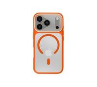Coque MagSafe pour iPhone 17 Pro Protection Bi-matière Dos Rigide Orange