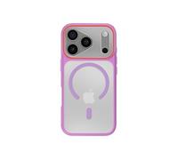 Coque MagSafe pour iPhone 17 Pro Protection Bi-matière Dos Rigide Violet