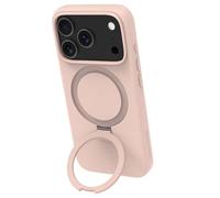 Coque MagSafe pour iPhone 17 Pro Roskilde Kickstand avec Anneau Support Rose