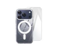 Coque MagSafe pour iPhone 17 Pro Série Pack Premium avec Verre Trempé 9H Transparent