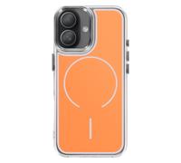 Avizar Coque pour iPhone 17 Protection Bi-matière Ultra Renforcé Orange