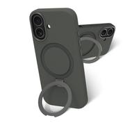 Coque MagSafe pour iPhone 17 Roskilde Kickstand avec Anneau Support Vert forêt