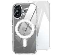 4smarts Coque MagSafe iPhone 17 – Pack Premium avec verre trempé 9H – Transparent