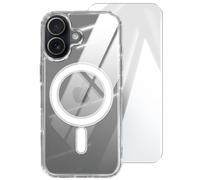 Coque MagSafe pour iPhone 17 Série Pack Premium avec Verre Trempé 9H Transparent